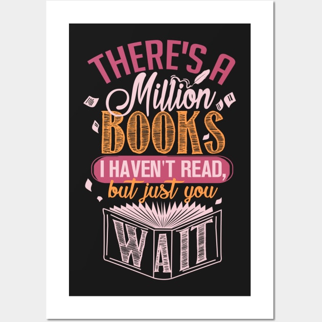 Million Books. Book Lover Tee. Wall Art by KsuAnn